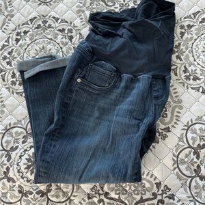 Oh Baby maternity jean capris in large